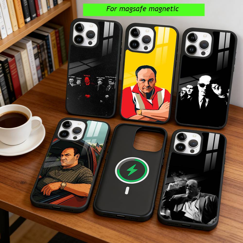 The S-Sopranos Tony Phone Case For iPhone17,16,15,14,13,12,11 Plus,Pro Magnetic with Magsafe Wireless Charging