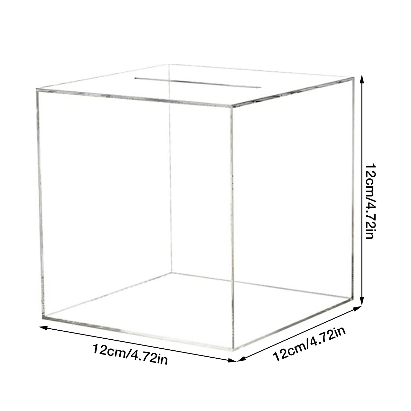 Копилки для взрослых 2025 Новый улучшенный прозрачный акриловый банк для сбережения денег, разбивается для открытия, можно только копить, но нельзя взять прозрачный