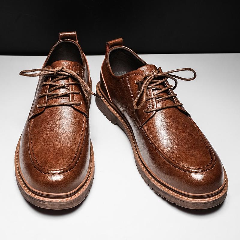 Fashion High Quality Leather Shoes 2024 New Arrival Fashion Classic Office Shoes Casual Leather Men Dress Shoes In Flats Business Shoes