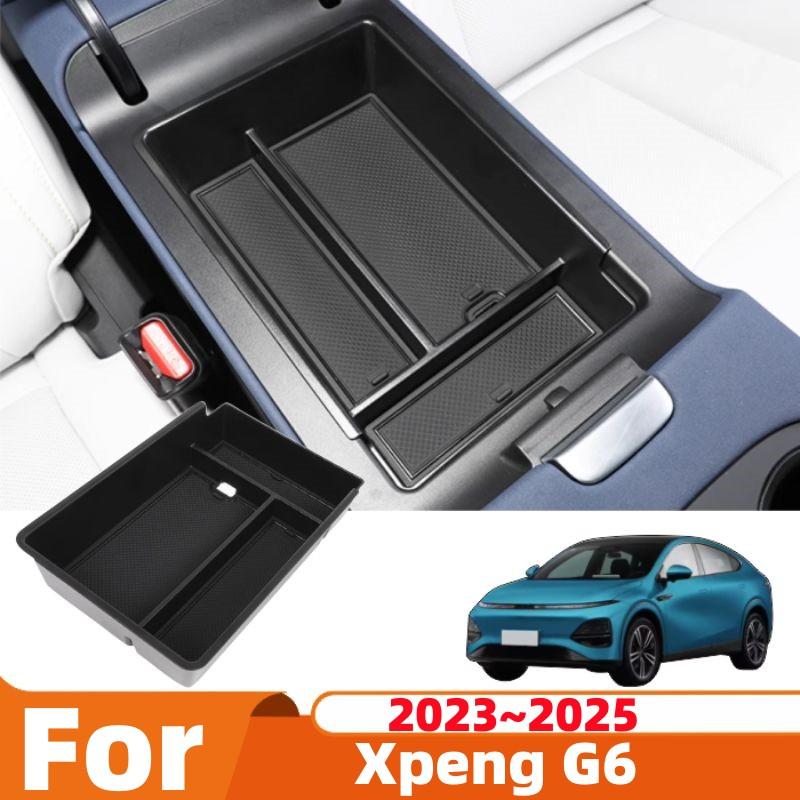 

For Xpeng G6 2026~2026 Car Console Armrest Wallet Phone Sundries Storage Box Holder For A Neat And Tidy Car Interior Accessories