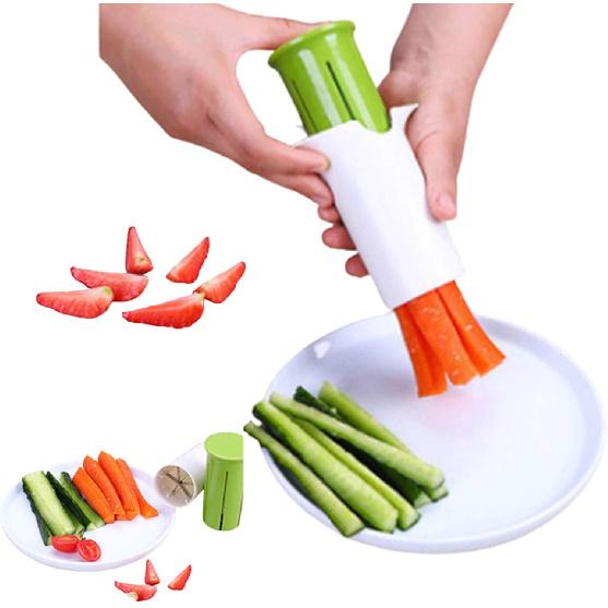 Cucumber Strawberry Grape Slicer, Carrot Potato Cutter, Creative Kitchen Tools, Multi-Function Fruit And Vegetable Slicer, Salad Making Pizza Fruit