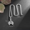 Stainless Steel Mens Viking Battle Axe Pendant Necklace Titanium Steel Retro Personalized Pendant
