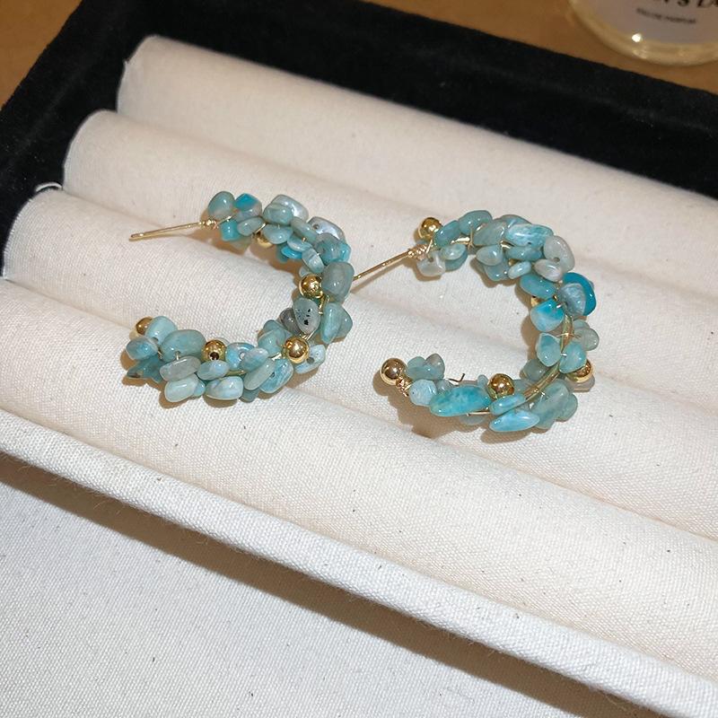 GemChic женские новые изысканные керамические серьги с бусинами модные элегантные — фото 4