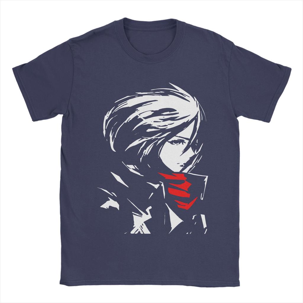 Ackerman Attack on Titan T-Shirt Men Shingeki no Kyojin Vintage Pure Cotton Tees Crew Neck Short Sleeve T Shirt Gift Idea Tops