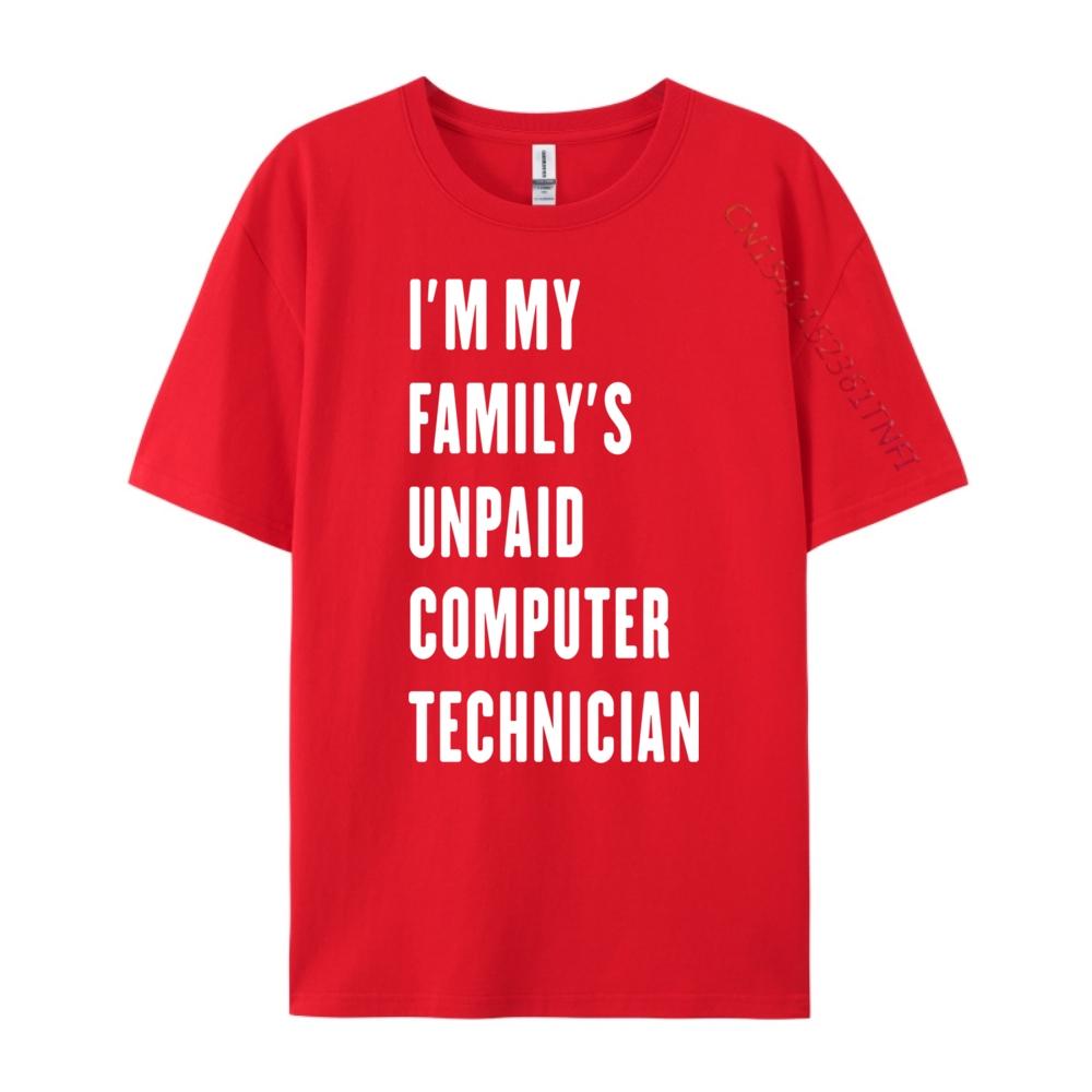Funny Computer Technician Mens Clothing Winter Oversized T Shirt Men Oversized Character Graphic Tee Original Mens TShirts