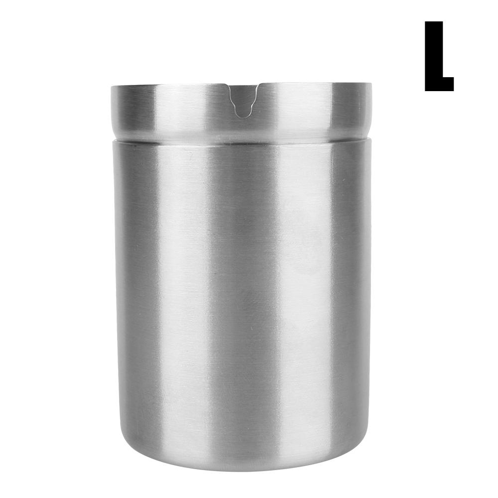 Stainless Steel Ashtray Detachable Creative With Lid Windproof Home Accessories Smoke T obacco Ash Holder Container Car Ashtray