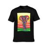 African Elephant TShirt Lightweight Casual Summer TShirt