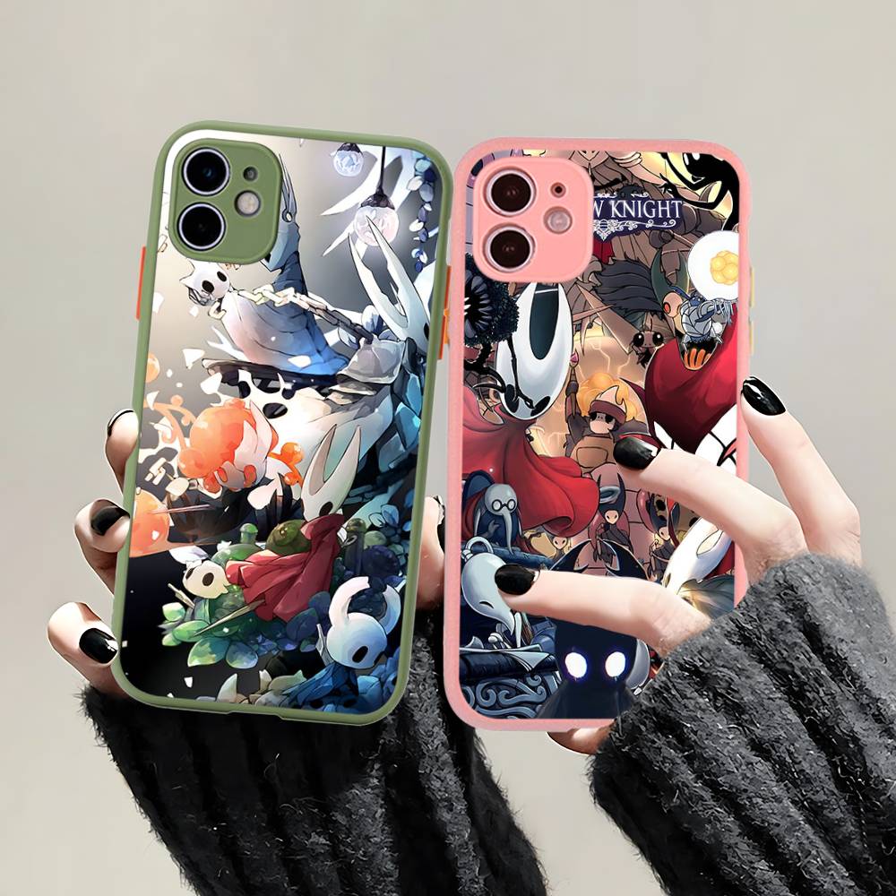 Game H-Hollow K-Knight Phone Case For IPhone 16 15 14 Plus 15 13 12 11 Pro Max X XS MAX Matte Cover