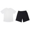 Li Ning Logo Round Neck Short Sleeve T-Shirt Quick Dry Thin Shorts Casual Sports Set Men Sets YTST073-4+YKST035-5