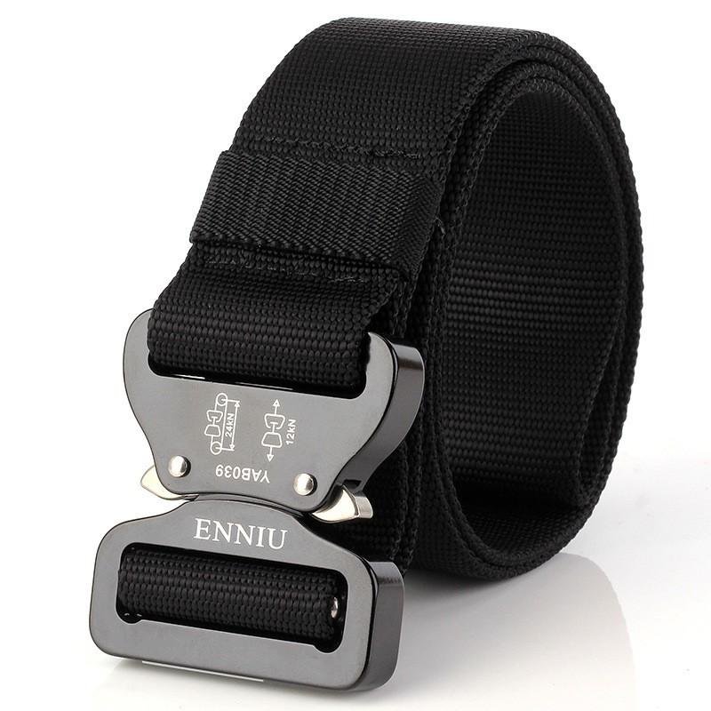 TUSHI Aluminum Alloy Buckle Belt Men s Work Multifunctional Nylon Quick-drying Training 125cm чёрный