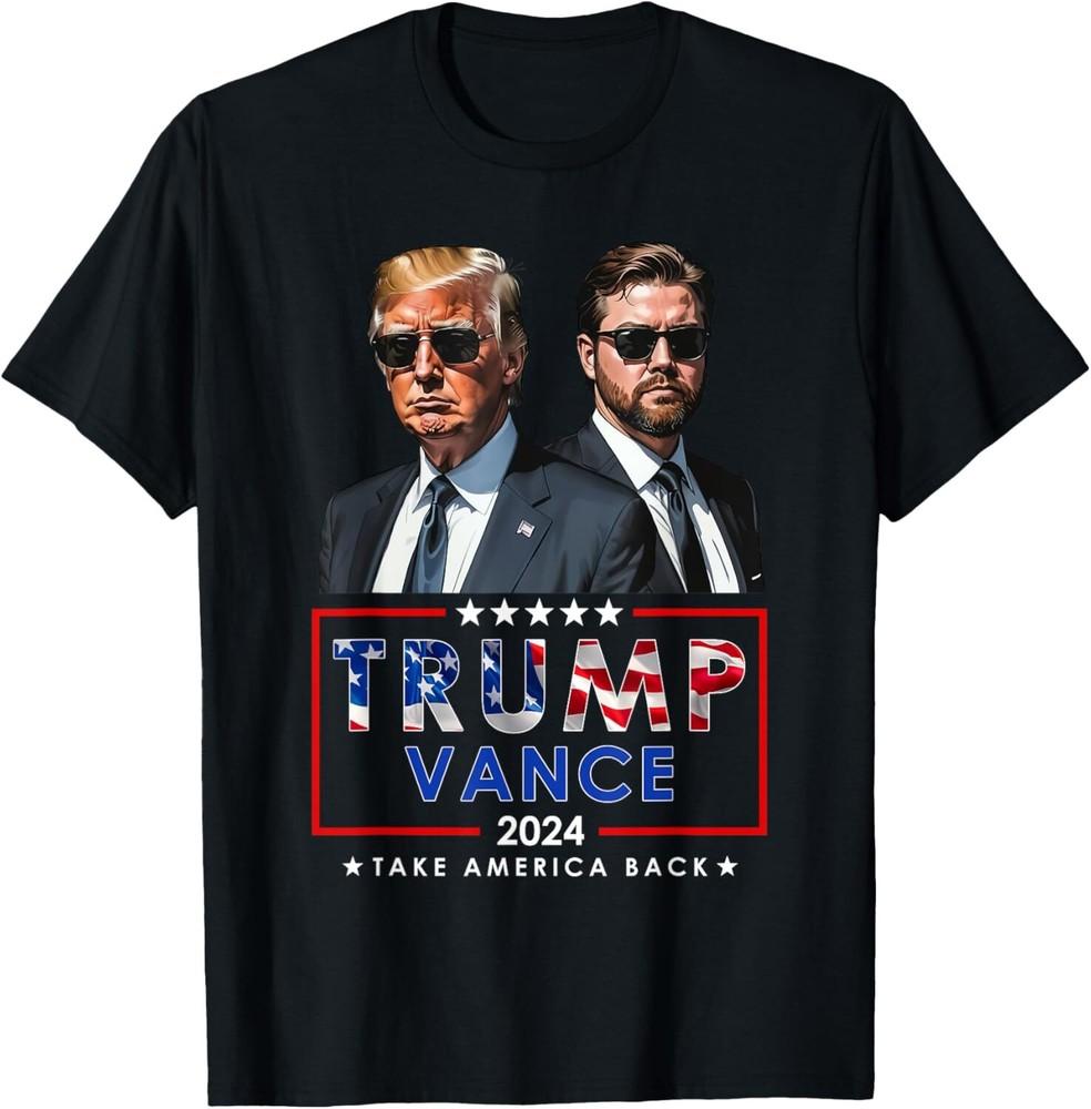 Trump Vance 2024 Donald Trump J.D. Vance Take America Back T-Shirt Unisex T-Shirt XXXL