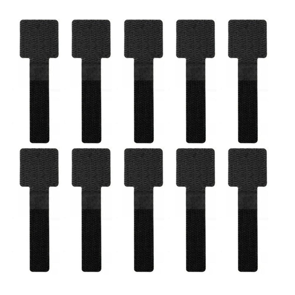 10Pcs Under Desk Cord Organizer Adjustable Data Cable Storage Space Saving Cable Organizer  Wall