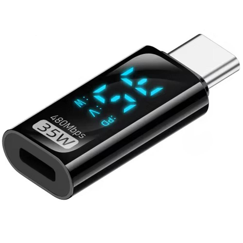 

For iPhone Female Adapter to USB-C Male 35W Fast Charging Converter Support 480Mbps Data Transfer As Shown A