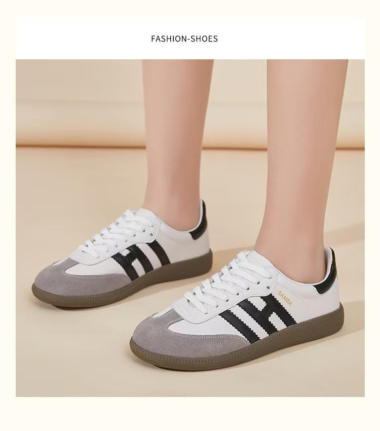 Insoles German training shoes flat women's versatile flat sports casual board shoes fashion
