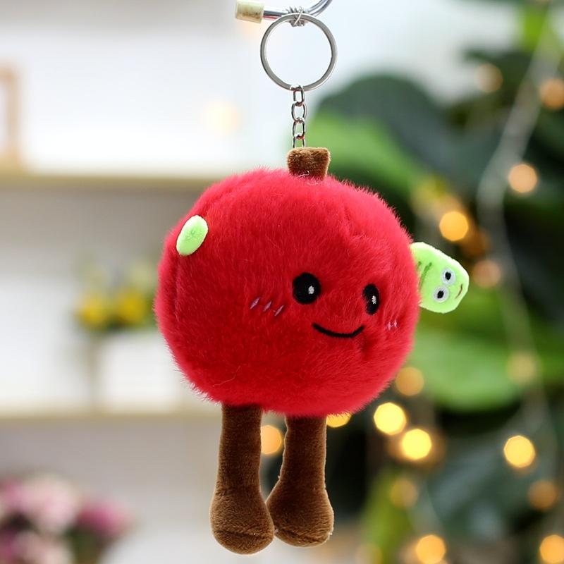 Niedlich Niedlich Früchte Können Verwendet Werden Um Erdbeeranhänger Plüschtier Puppe Apfel Avocado Tasche Hängender Schlüsselanhänger