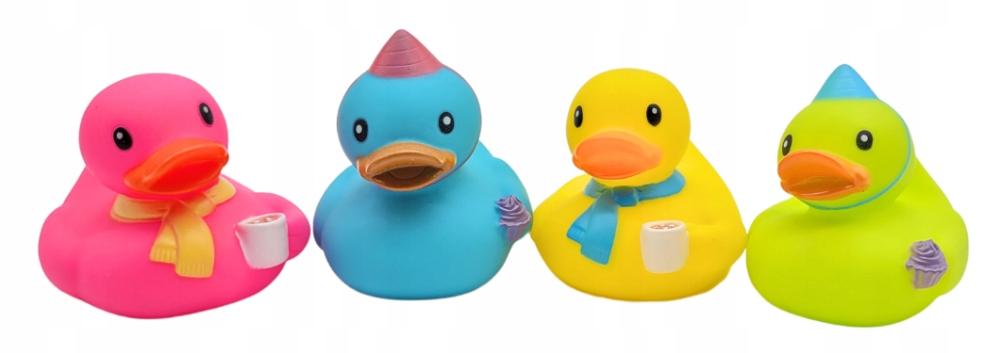 Bath Toy Rubber Ducks Ducklings Colorful Bath Toys
