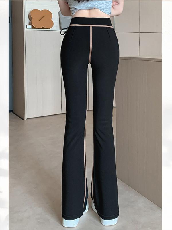 Casual Yoga Pants For Women With High Waist Micro Bell Bottoms For Fall Winter 2025