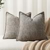 Soft Solid Color Chenille Pillow Hotel and Homestay Cushions Home Sofa Bed Decoration Pillow Thicken Wear-resistant Removable and Washable Pillowcase