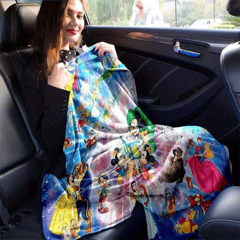 Mickey and Minnie Cartoon Blanket: Adorable, Warm, and Perfect for Home Decoration Living Room, Travel, and All Seasons