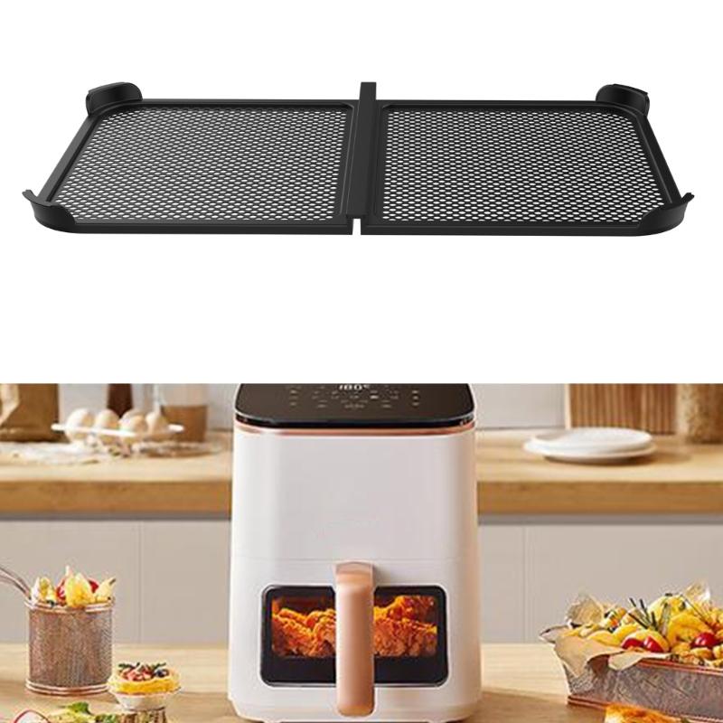 Air Frying Splatter Guard Foldable Splash Guard Heat Resistant Air Frying Splatter Screen Splatter Guard for AF500