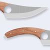 Küchenmesser mit Messerhülle, geschmiedetes Ausbeinmesser, Fleischschneidemesser, Obstmesser, Holzgriff, handgefertigt, scharfes Grill-Sushi-Messer