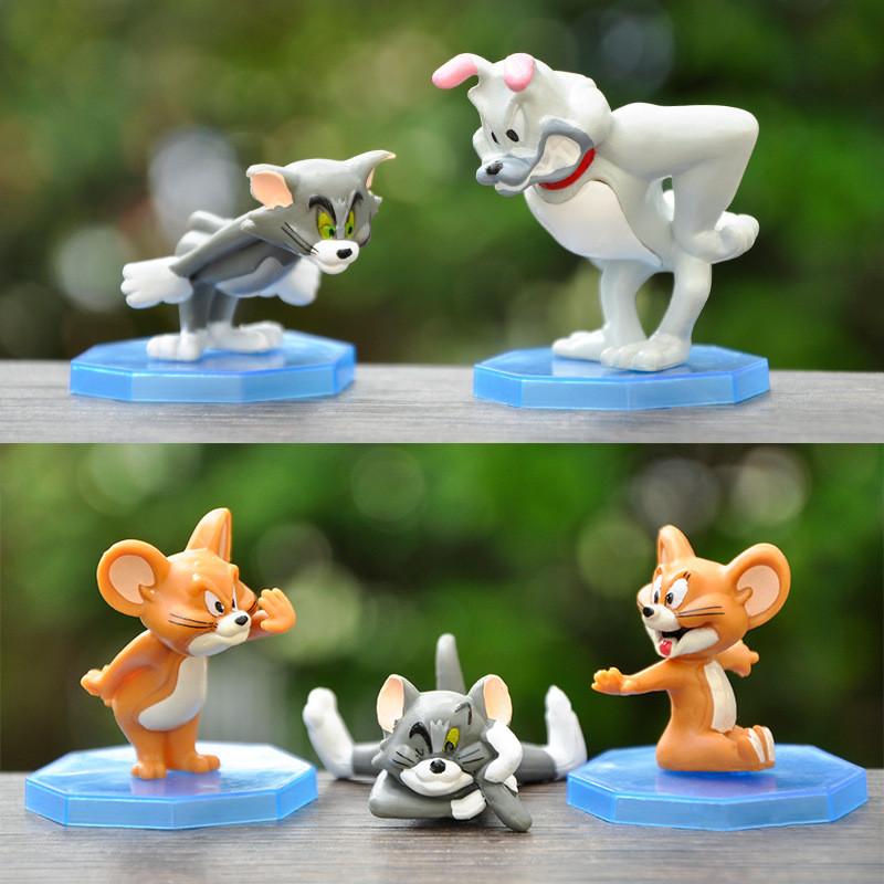 Cartoon Tom And Jerry Pvc Collectible Figures For Kids And Adults With Interactive Play