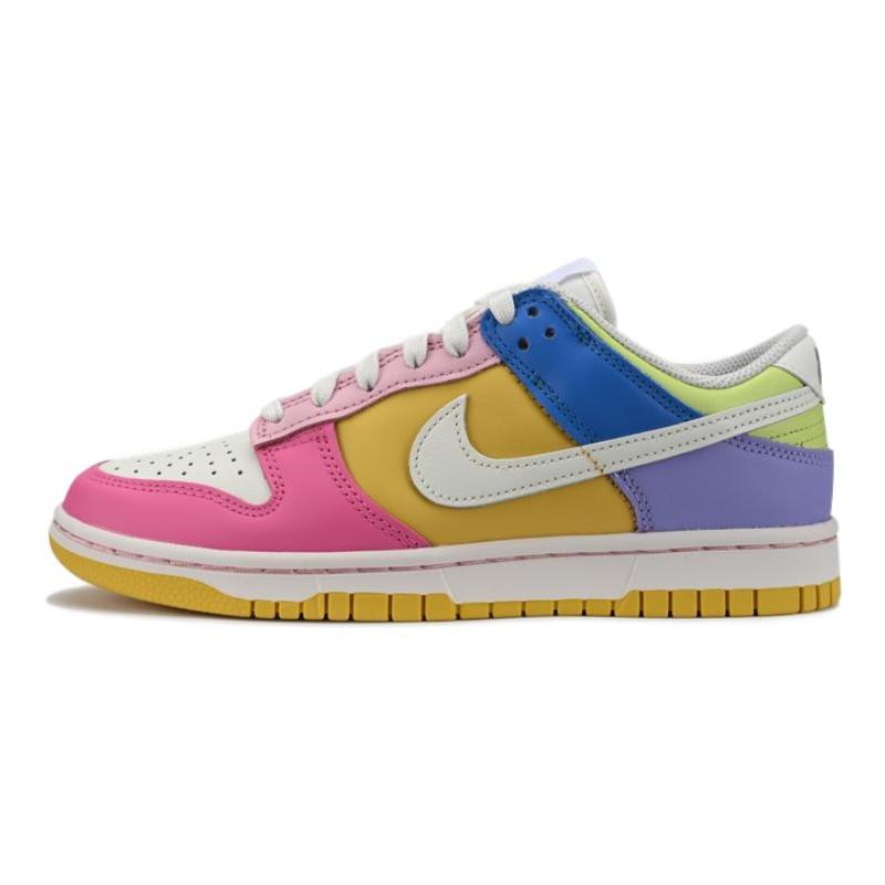 Nike Dunk Low Solar Flare Multi Color Women's Skate Shoes Sneakers FD9923-111