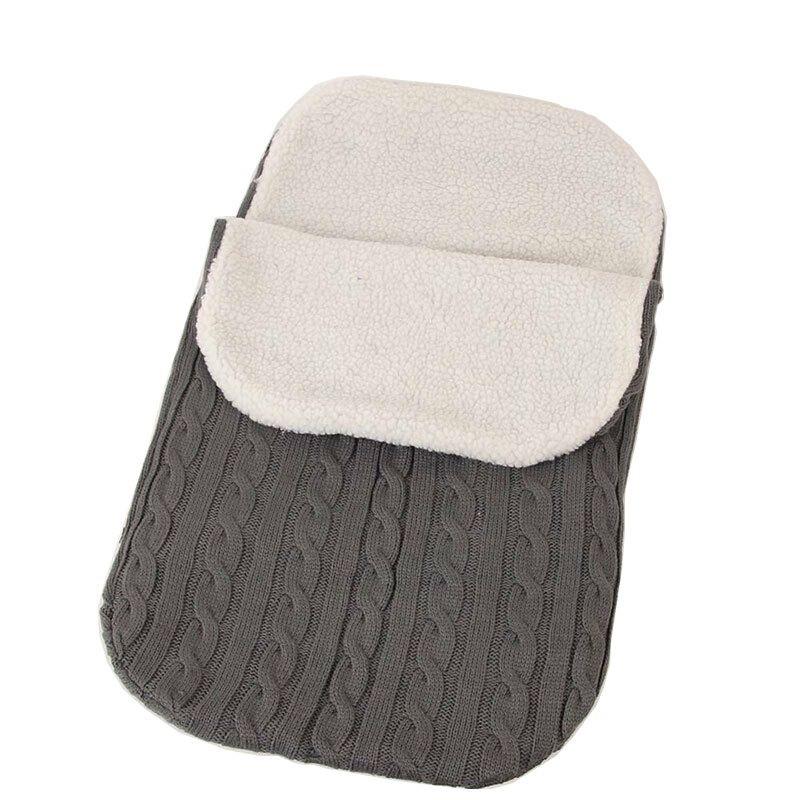 Newborn Knit Baby Swaddle Stroller Wrap Blanket Warm Infant Pram Bag Sleeping