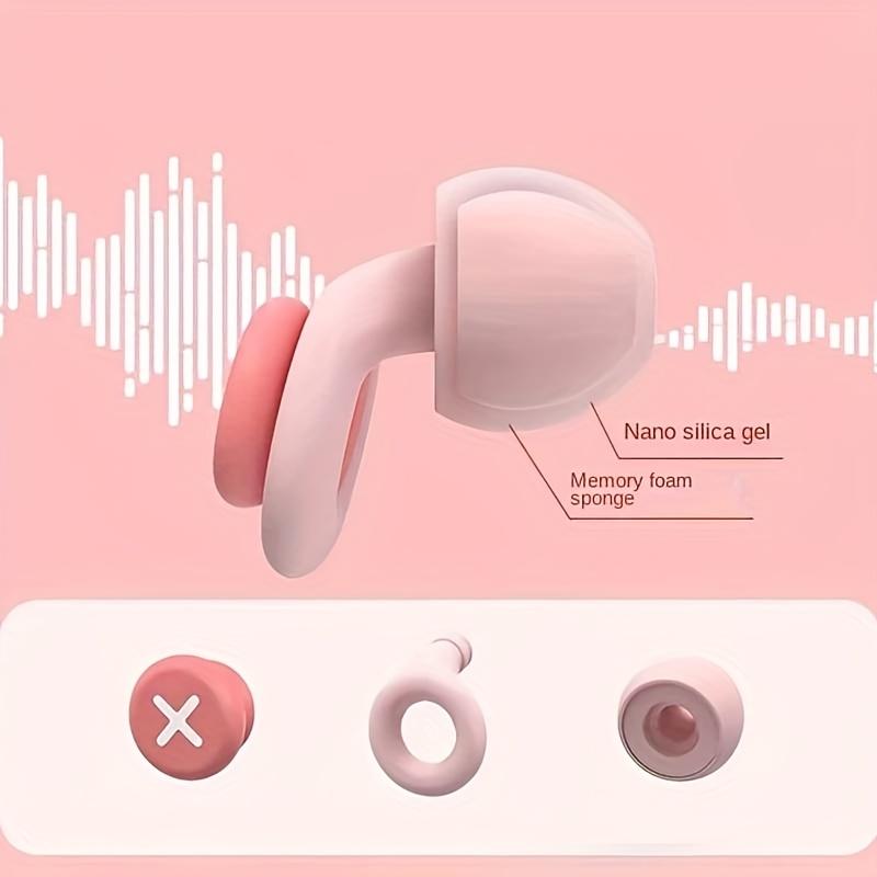 1PAIR earplugs anti-noise super sound insulation sleep artifact student dormitory sleep professional noise reduction anti-noise snoring