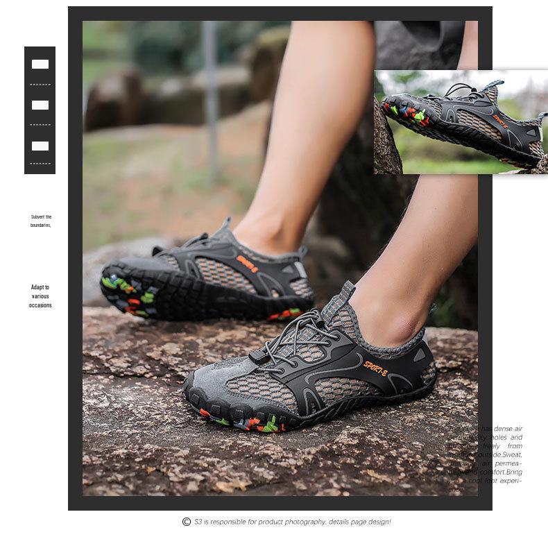 Summer Quick-Dry Mesh Five-Finger Water Hiking Shoes