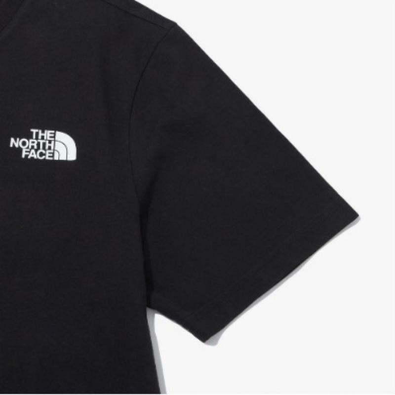 The North Face Korean Half Sleeve Round Tee 3 Black