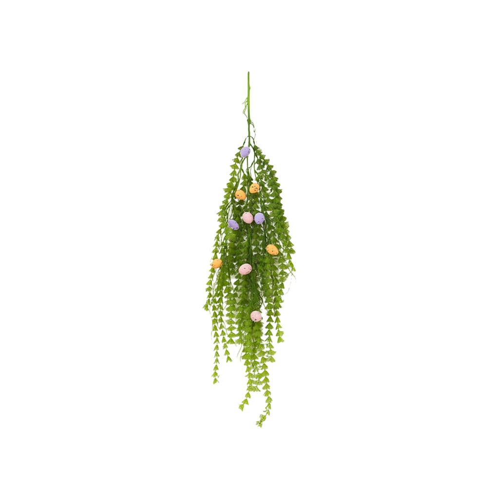 Easter Egg Wall Hanging,  Flame Grass Vine Hanging Home Decoration Wall Hanging Rattan