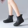 Women's Non-Slip Short Ankle Rain Boots - Summer Rubber Shoes for Outdoor, Student, or Kitchen Use