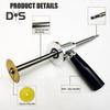 Water Pipe Cutter Sturdy Construction Adjustable Cutting Depth Ergonomic Handle High Hardness Compact Design PVC Pipe Cutter Kit with Replacement Saw