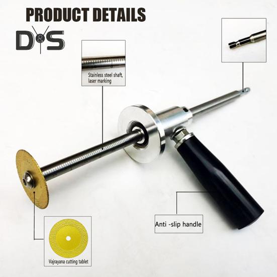 Water Pipe Cutter Sturdy Construction Adjustable Cutting Depth Ergonomic Handle High Hardness Compact Design PVC Pipe Cutter Kit with Replacement Saw