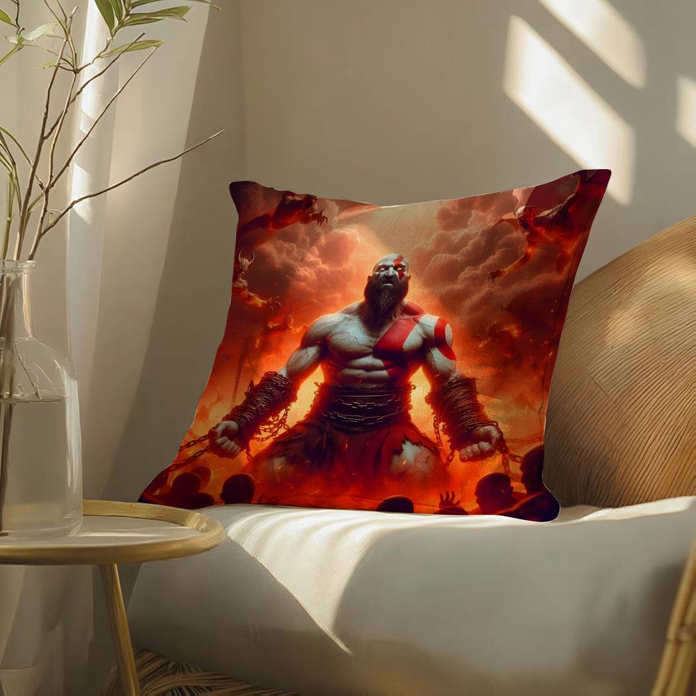 Gameg-Godofwarragnarok Pillow Case Pillowcase, Double-Sided Printed, Sofa Cushion, Bedroom Headboard