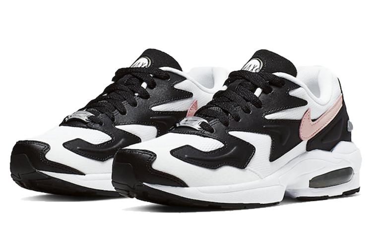 Nike Air Max2 Light White Bleached Coral Black Women's AO3195-101