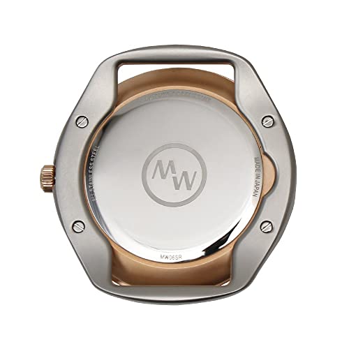 MASTER WORKS Quattro 003 MW06SRS-ECDBO8 Men's Watch, Made In Japan, Quartz Movement, 39mm, Leather Strap