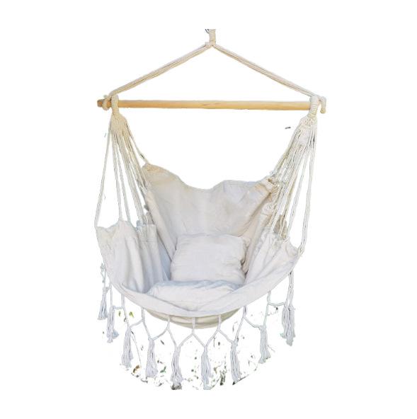 Indoor/Outdoor Hanging Hammock Chair for Bedroom, Balcony & Home - Thickened Swing Chair for College Students & Lazy Lounging