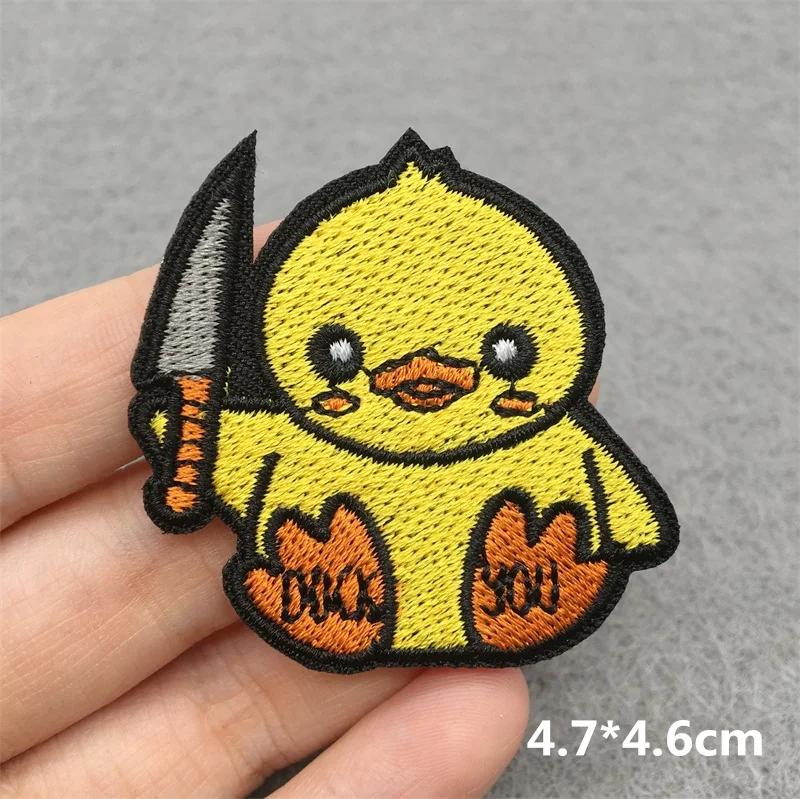 Team Cat Embroidery Patches Appliques For Clothing Diy Sewing Iron On Patches Punk Cartoon Stripes Decoration Accessories