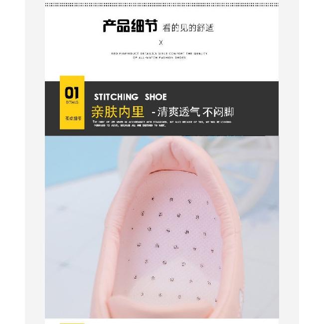 Girls' Sports Shoes New Summer White Shoes Breathable Leather Panel Shoes for Older Children Students Flat Running Shoes