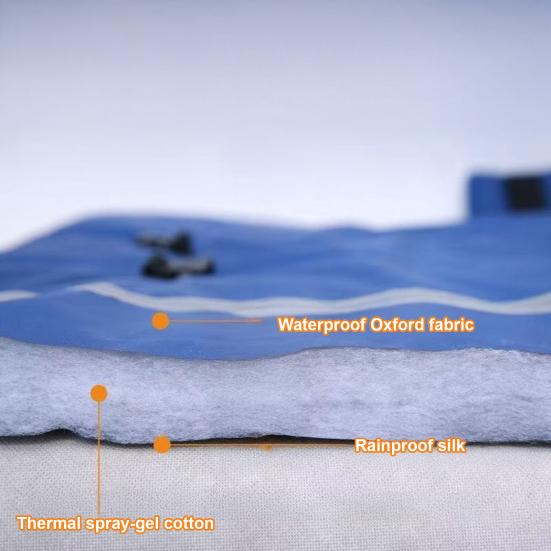 Winter Cow Blanket Waterproof Quilted Horse Blanket with Belly Wrap Windproof Plush Lined Turnout Blanket with Adjustable Buckles for Calves Horses