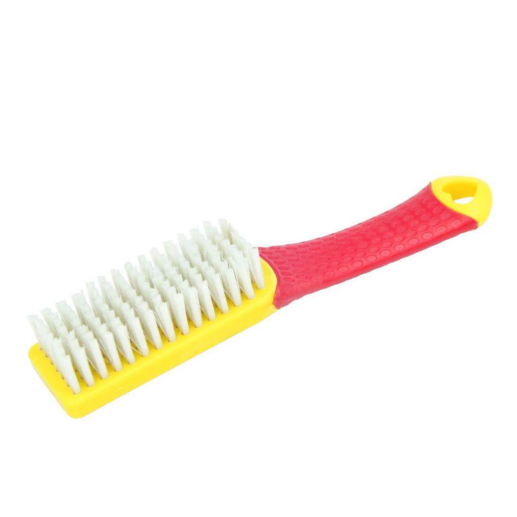 Soft Bristle Long Handle Shoe Brush - Gentle Cleaning & Polishing Tool
