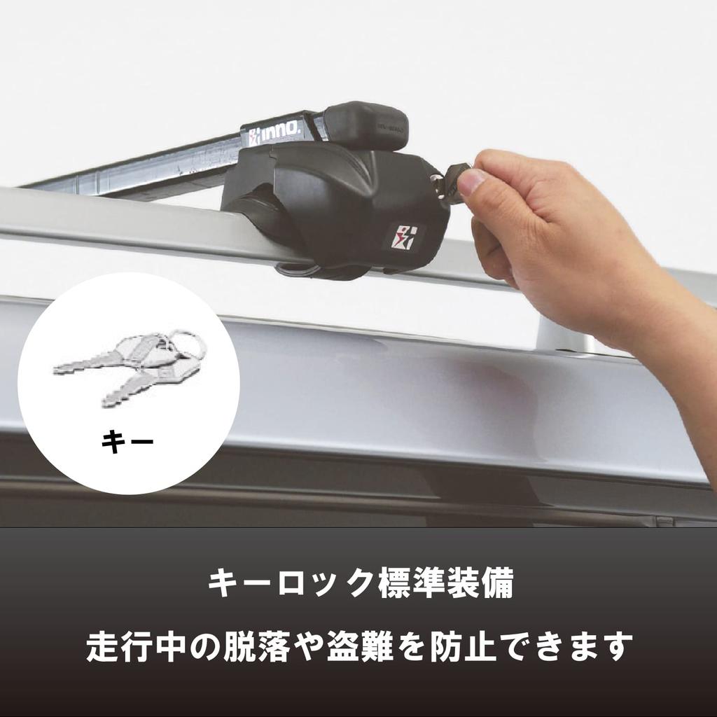 CARMATE inno Roof Carrier Square Base for Square Mounting Parts for Roof INFR Bars, Rails,