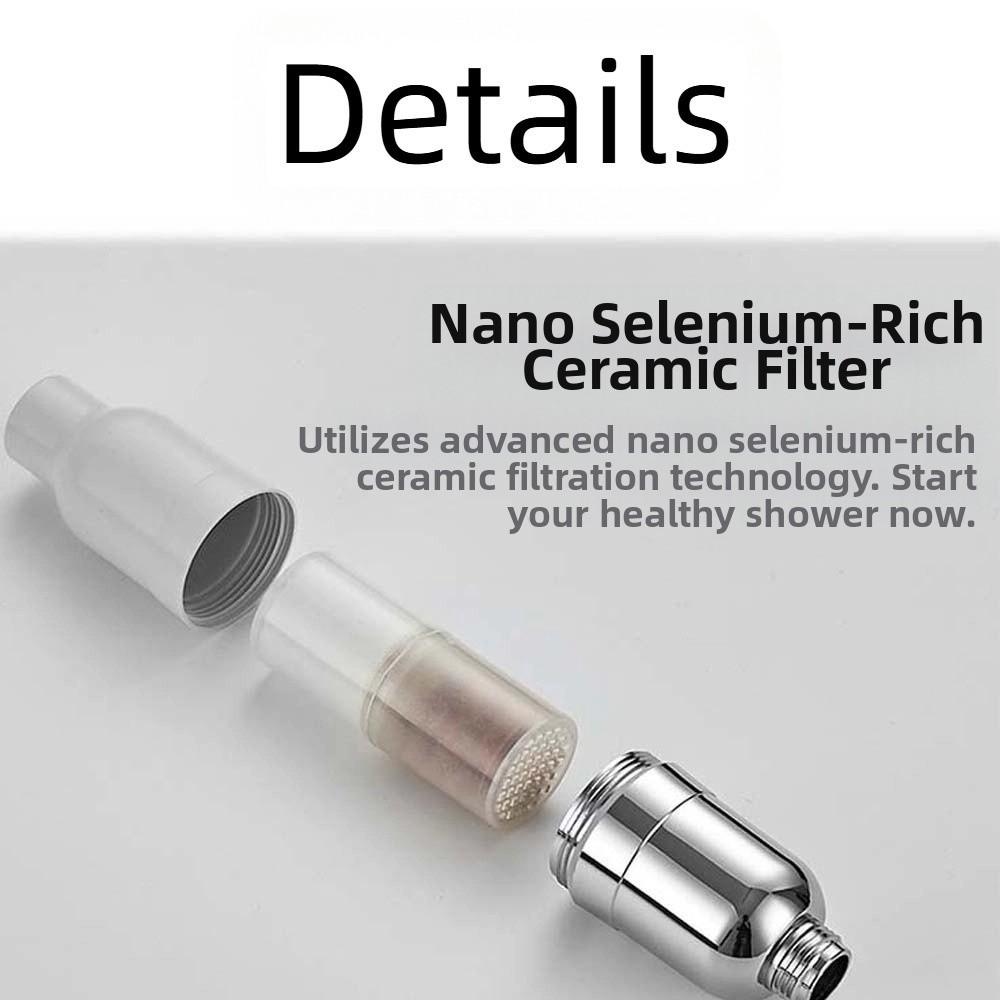 Water-saving Round Shower Nozzle Large Panel Showerhead  Bathroom Accessories