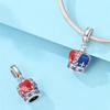 New 925 Silver Crown Charms Pendant For Women Fit Bracelet DIY Birthday Party Jewelry Gifts