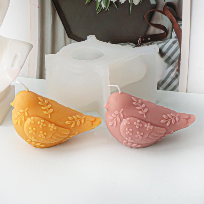 Candle Making Silicone Moulds Crafting Moulds Animal Shape Soap Moulds Silicone Texture Ornament Moulds for Hand-Making
