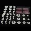 47pcs/set Fondant Cake Decoration Cutters   Cutter Molds   Pastry Baking Decor Tool