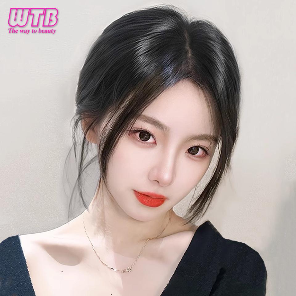 WTB Synthetic Bangs Wig for Women with Natural Fluffiness and Increased Hair Volume 3D Eight Character Facelift Bangs