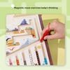 Puzzle Magnetic Wooden Maze With Dinosaur Theme For Kids Development Cognitive
